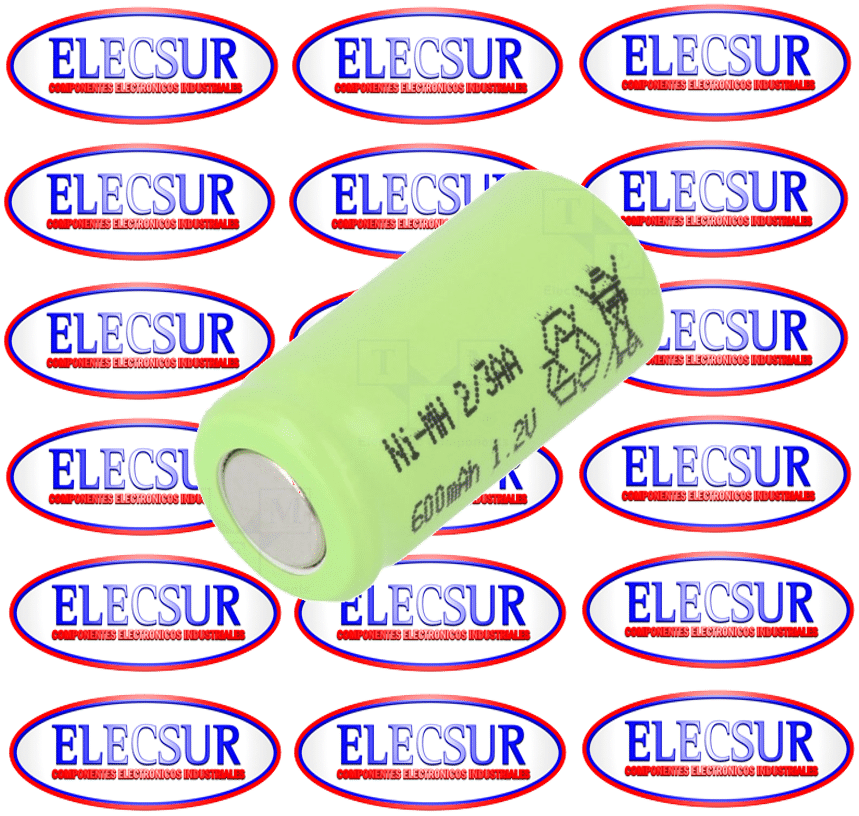 2-3A-600MA 2/3AA-600MA MARCA GP BATERIA RECARGABLE - Imagen 1