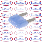 FUSIBLE AUTOMOTRIZ 15A 32V MINI AZUL  LITTELFUSE